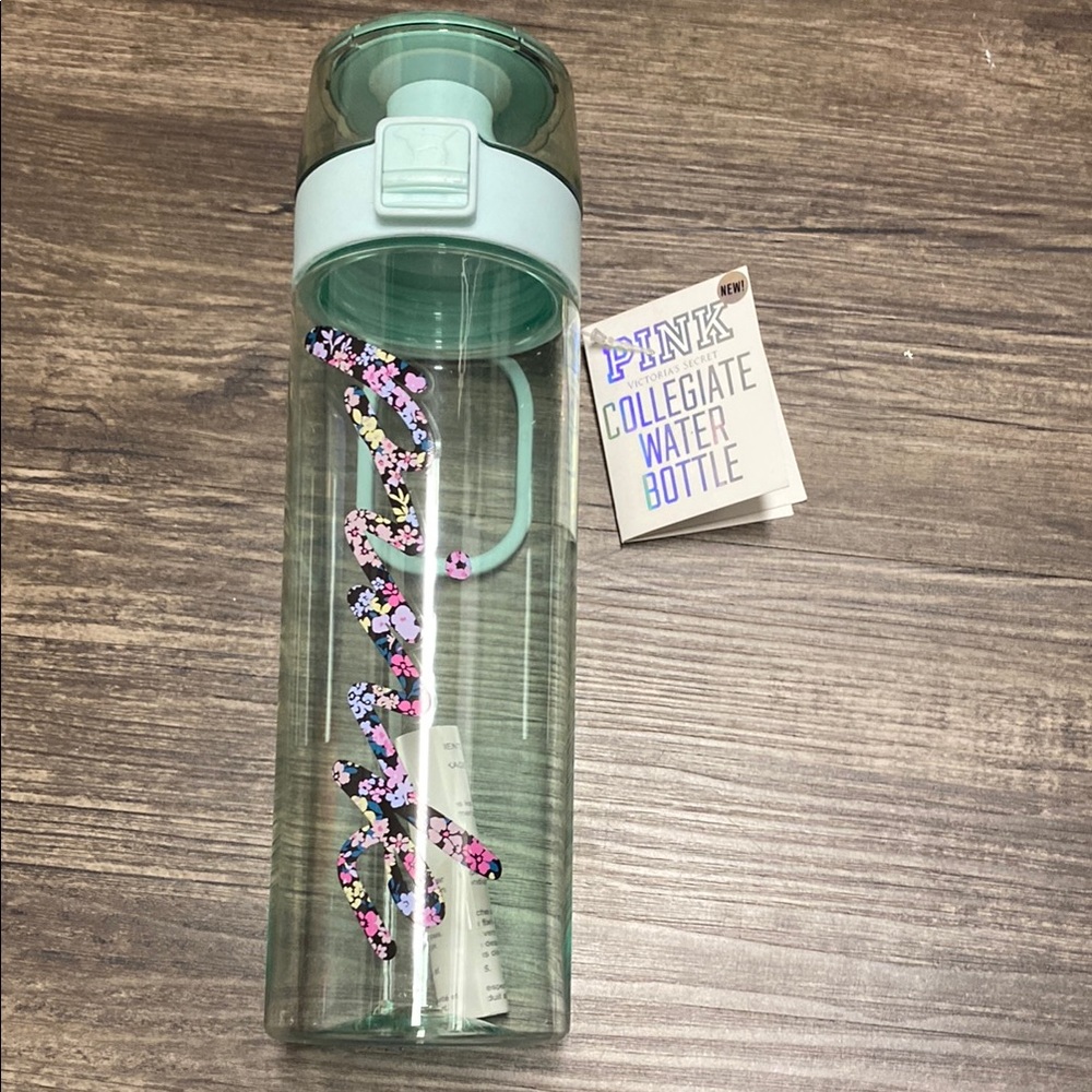 Pink Collegiate Water Bottle